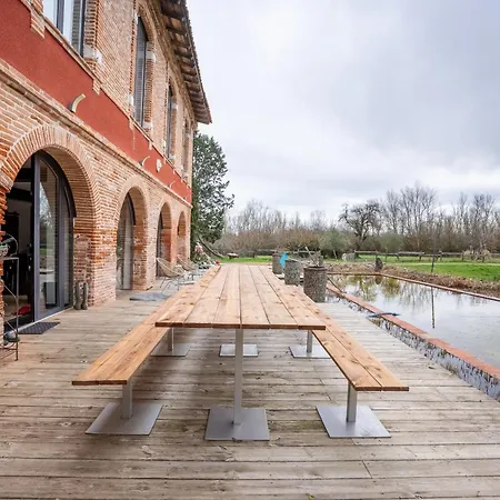 Chateau Fourclins Domaine Privatif 16 Personnes Parc & Bassin Naturel Proche Toulouse