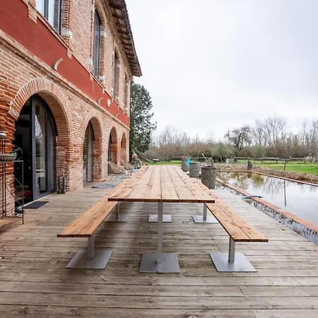 빌라 Chateau Fourclins Domaine Privatif 16 Personnes Parc & Bassin Naturel Proche Toulouse