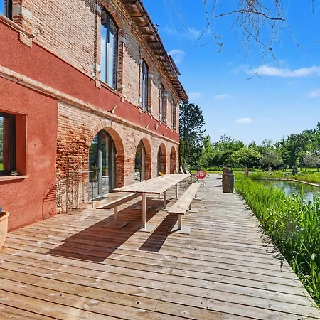 Chateau Fourclins Domaine Privatif 16 Personnes Parc & Bassin Naturel Proche Toulouse Villa Merville (Haute-Garonne)