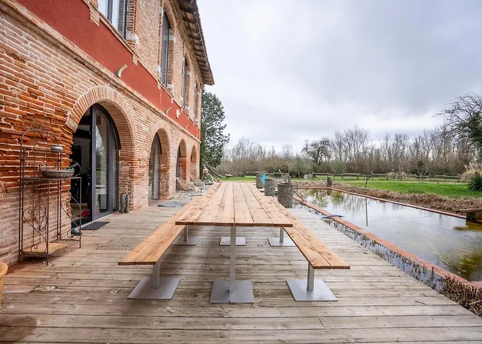 Chateau Fourclins Domaine Privatif 15 Personnes Parc & Bassin Naturel Proche Toulouse